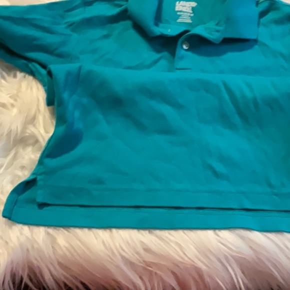 Lands' End Vibrant Teal Polo Shirt - Picture 3 of 4